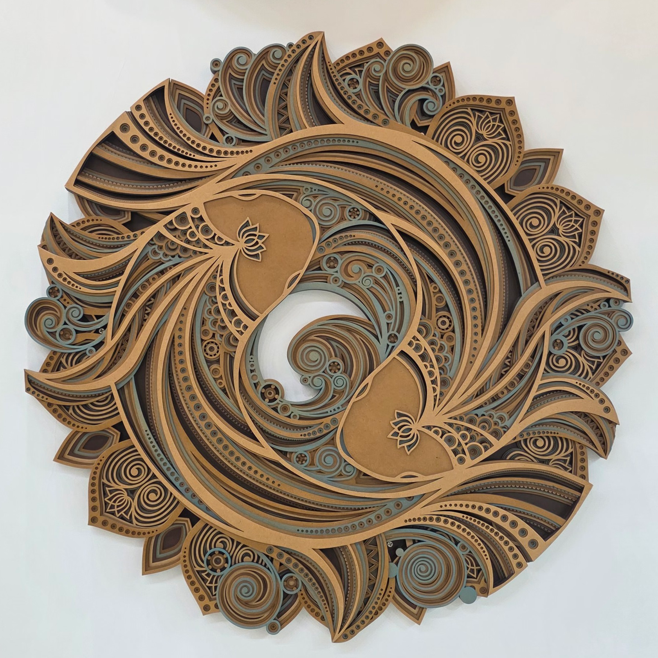 THE SOLAR HIVE - Multilayer Wall Art