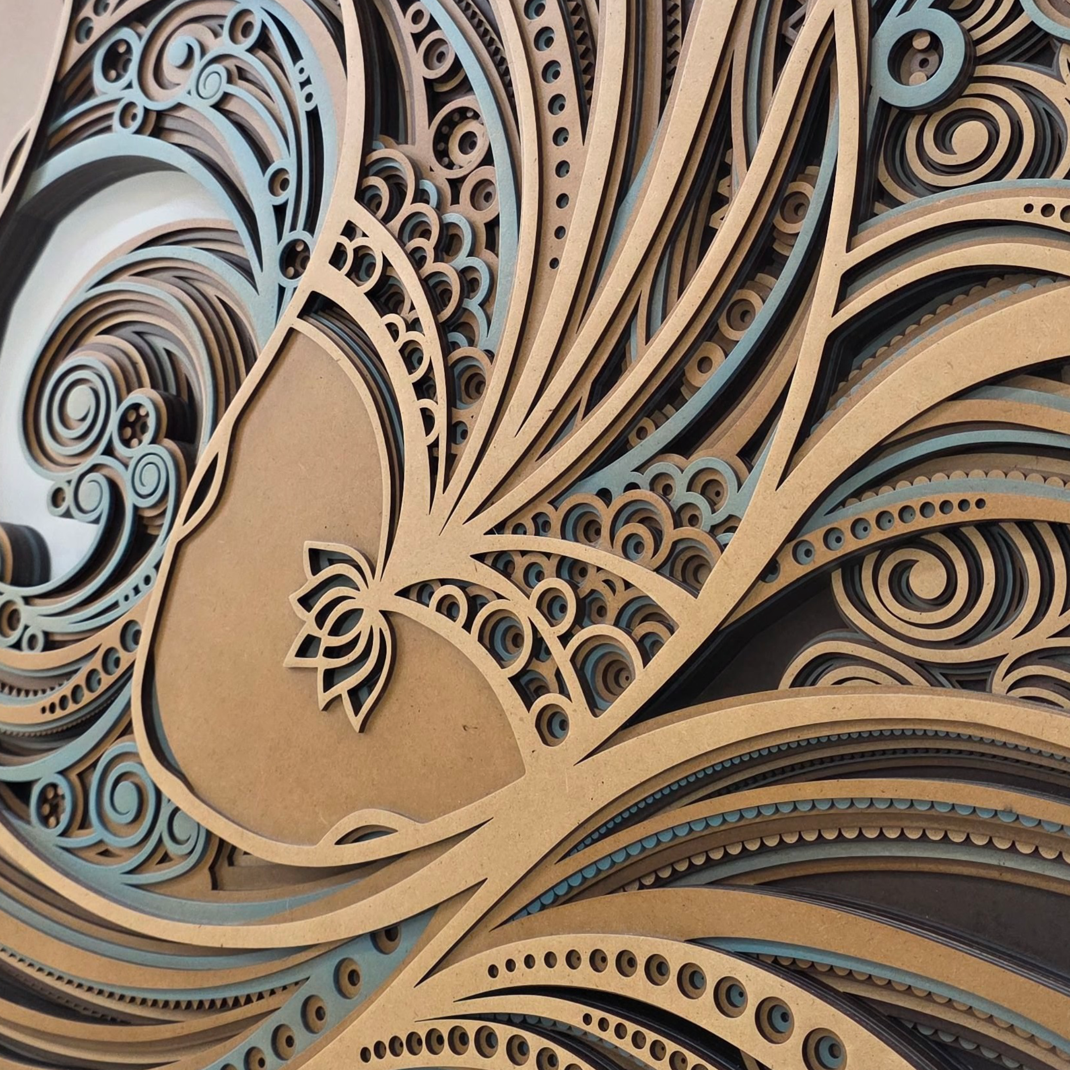 THE SOLAR HIVE - Multilayer Wall Art - Image 2