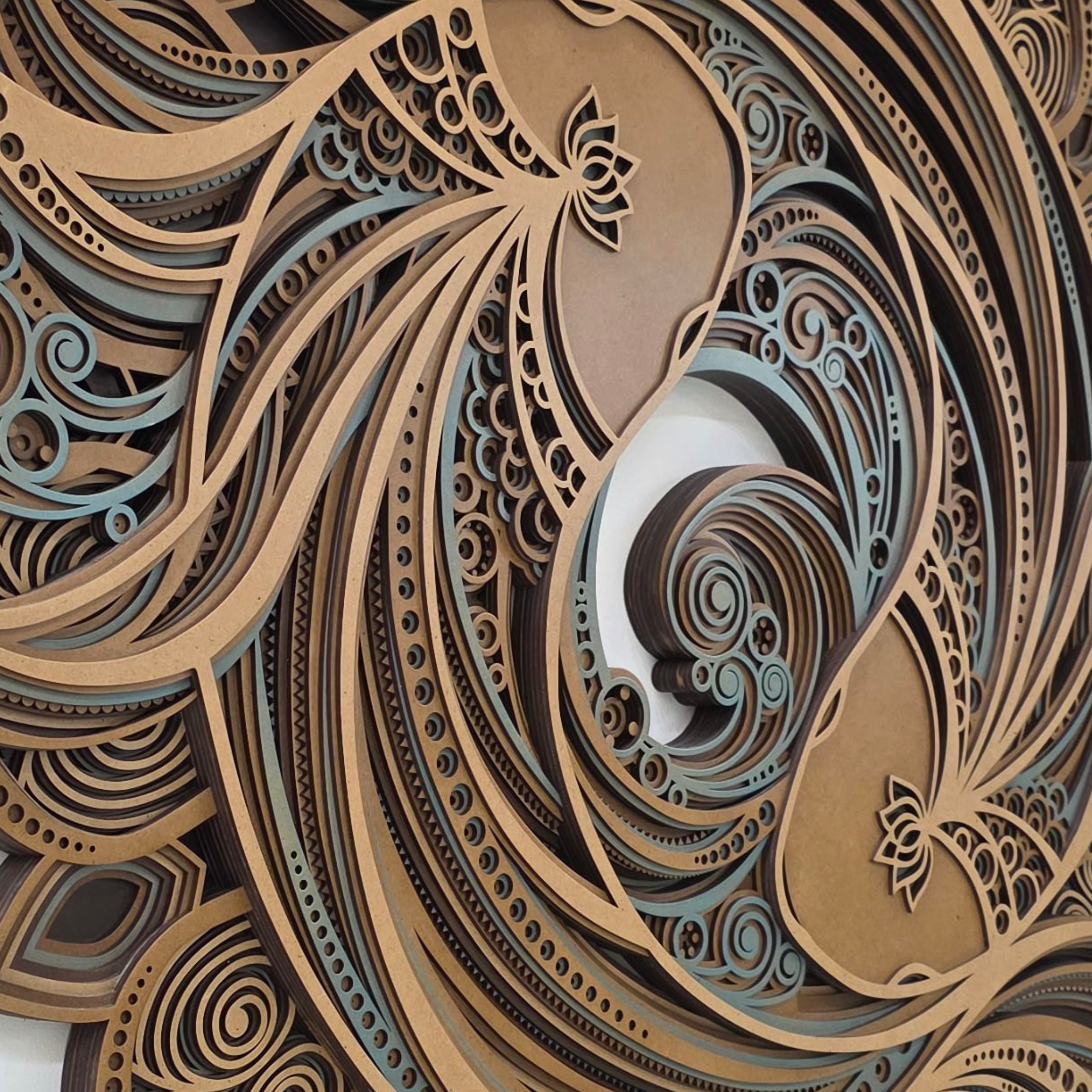 THE SOLAR HIVE - Multilayer Wall Art - Image 3