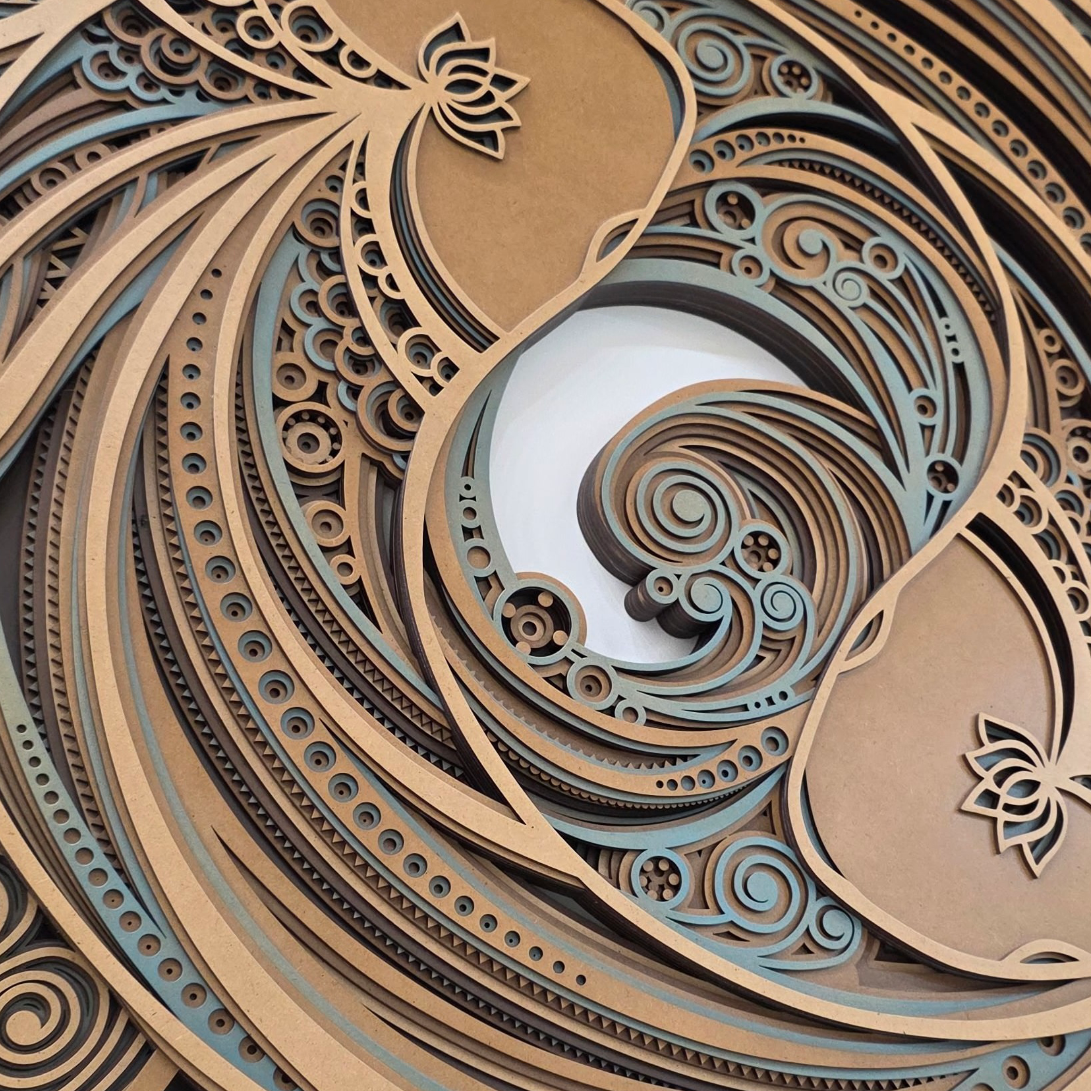 THE SOLAR HIVE - Multilayer Wall Art - Image 6